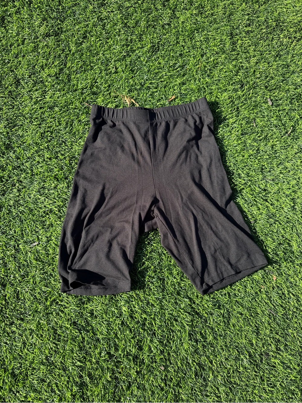 Black Athletic Bike Shorts